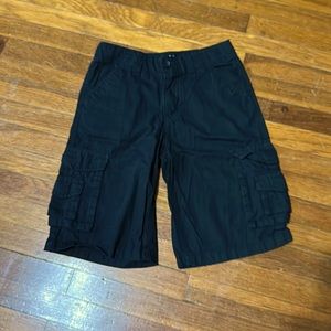 ⚽️4/$20⚽️ Machine Brand Boys Black Cargo Shorts, Sz 10